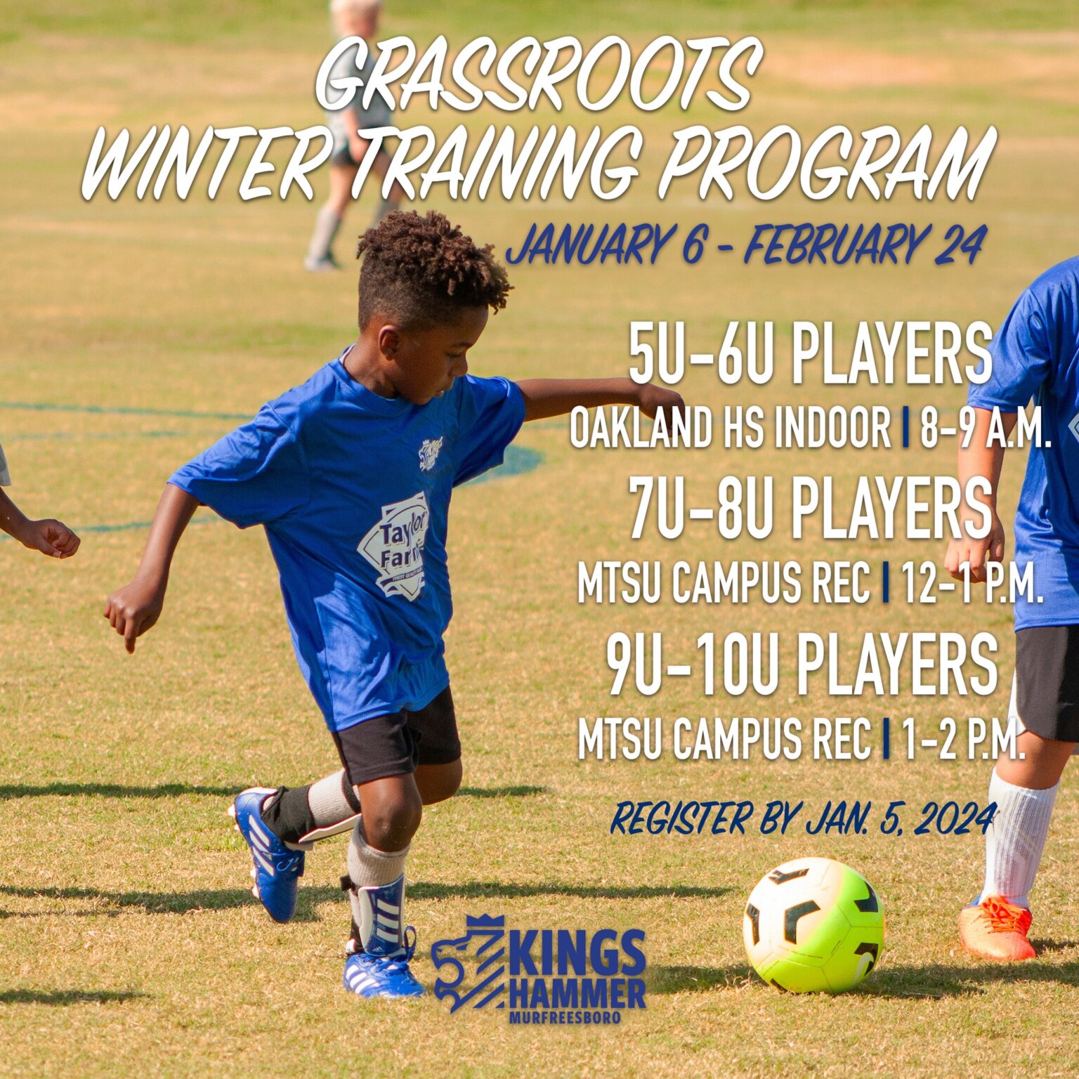 December Newsletter 2023 Kings Hammer Youth Soccer Club Murfreesboro